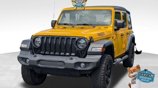 Preowned 2020 Jeep Wrangler Unlimited Willys Sport for Sale