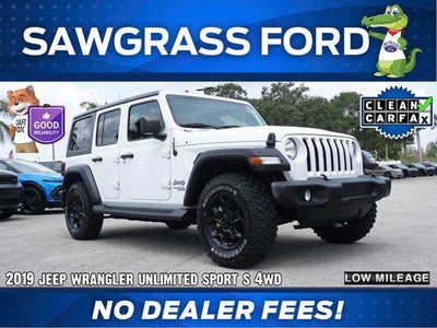 Photo of a 2019 Jeep Wrangler Unlimited 4X4 Sport 4DR SUV for sale