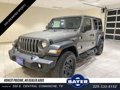 2021 Jeep Wrangler Unlimited 4X4 Sport 4DR SUV