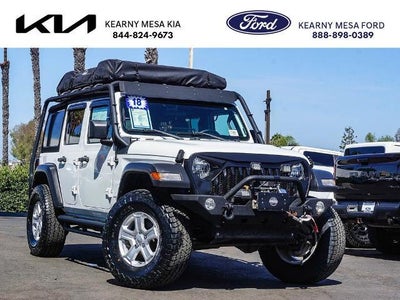 2018 Jeep Wrangler Unlimited 4X4 Sport 4DR SUV (midyear Release)
