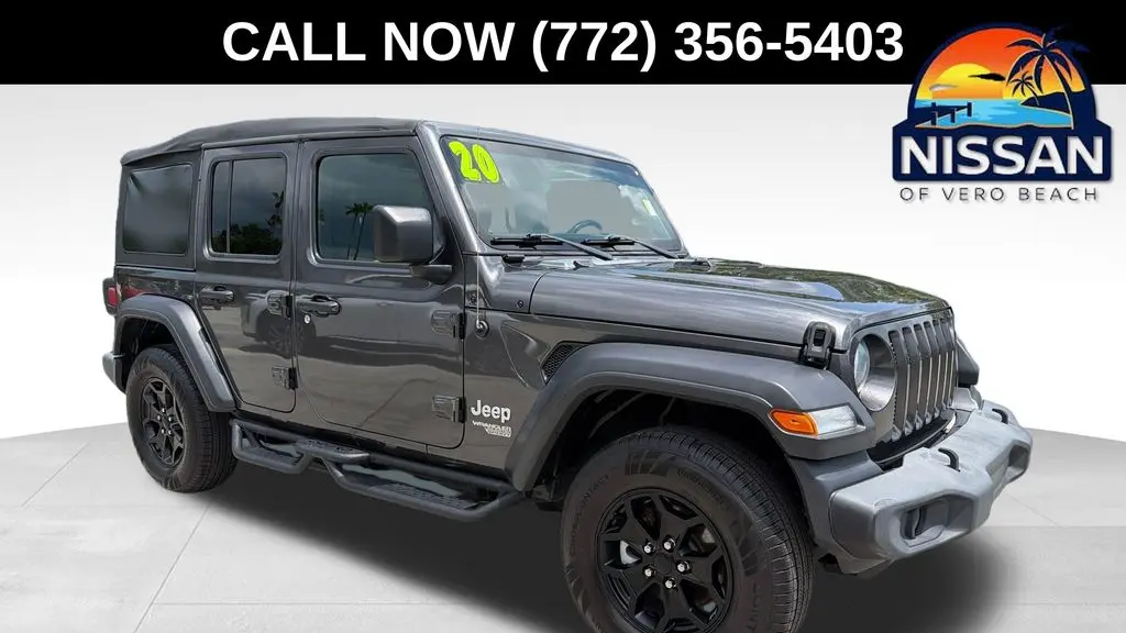 Preowned 2020 Jeep Wrangler Unlimited Sport for Sale