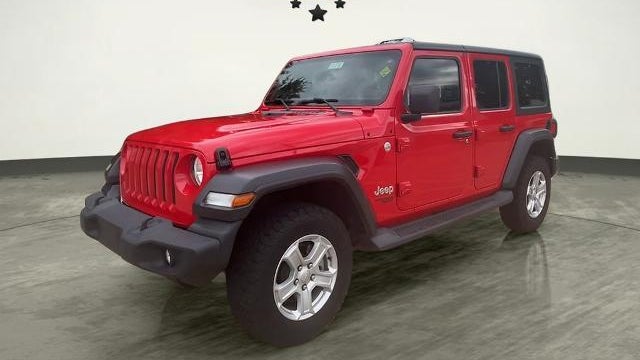 Preowned 2020 Jeep Wrangler Unlimited Black and Tan for Sale