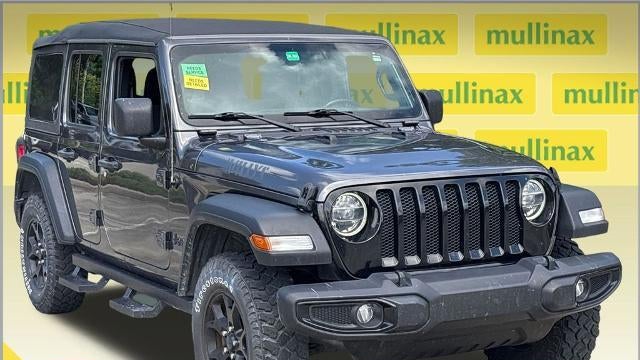 Preowned 2020 Jeep Wrangler Unlimited Black and Tan for Sale