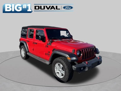 2018 Jeep Wrangler Unlimited 4X4 Sport 4DR SUV (midyear Release)