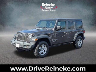 2018 Jeep Wrangler Unlimited 4X4 Sport S 4DR SUV (midyear Release)