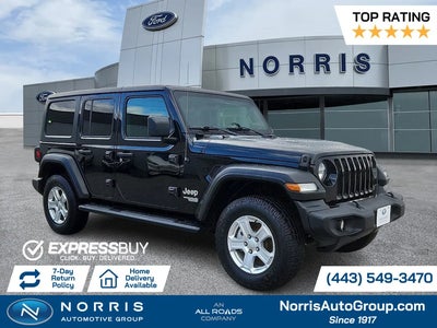 2020 Jeep Wrangler Unlimited 4X4 Black And TAN 4DR SUV