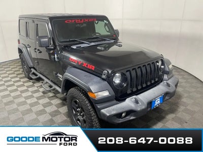 Photo of a 2018 Jeep Wrangler Unlimited 4X4 Sport S 4DR SUV (midyear Release) for sale