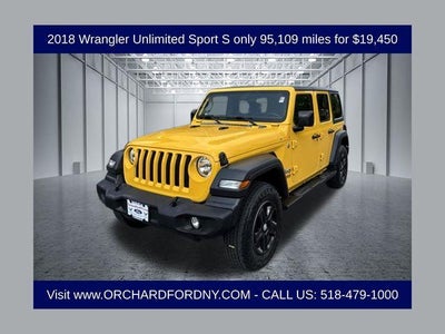2018 Jeep Wrangler Unlimited 4X4 Sport 4DR SUV (midyear Release)
