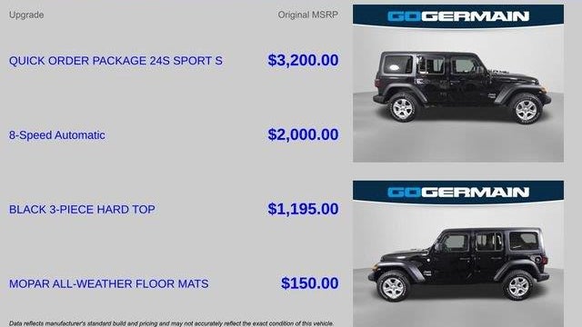 2019 Jeep Wrangler Unlimited Sport