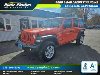 2018 Jeep Wrangler Unlimited with Punkn Metallic Clearcoat Exterior