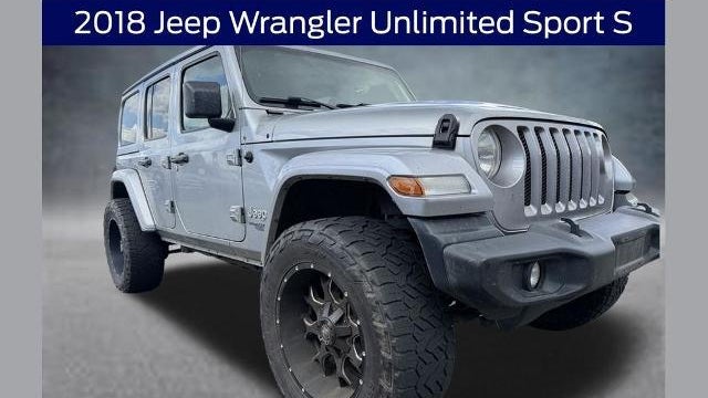 Preowned 2018 Jeep Wrangler Unlimited Sport S for Sale