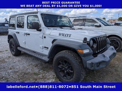 2020 Jeep Wrangler Unlimited 4X4 Willys Sport 4DR SUV