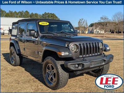 2018 Jeep Wrangler Unlimited 4X4 Sport 4DR SUV (midyear Release)