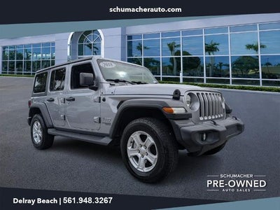 2018 Jeep Wrangler Unlimited 4X4 Sport S 4DR SUV (midyear Release)
