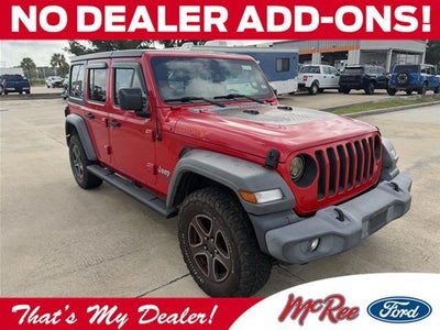 Photo of a 2018 Jeep Wrangler Unlimited 4X4 Sport 4DR SUV (midyear Release) for sale