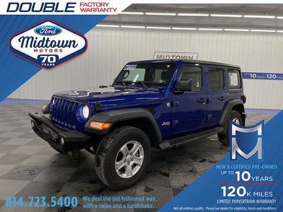 2018 Jeep Wrangler Unlimited 4X4 Sport 4DR SUV (midyear Release)