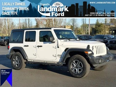 Photo of a 2020 Jeep Wrangler Unlimited 4X4 Sport 4DR SUV for sale