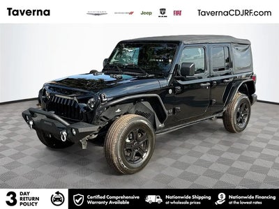 Photo of a 2022 Jeep Wrangler Unlimited 4X4 Sport 4DR SUV for sale