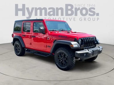 Photo of a 2021 Jeep Wrangler Unlimited 4X4 Willys 4DR SUV for sale