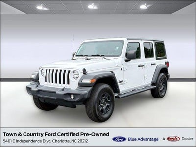 Photo of a 2021 Jeep Wrangler Unlimited 4X4 Sport 4DR SUV for sale