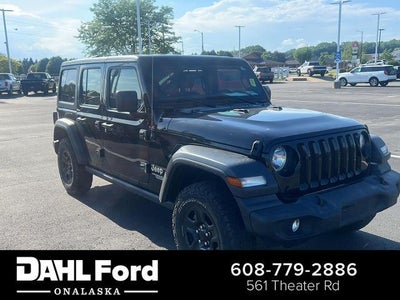 Photo of a 2020 Jeep Wrangler Unlimited 4X4 Willys Sport 4DR SUV for sale