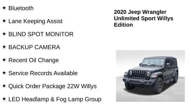 2020 Jeep Wrangler Unlimited Willys Sport
