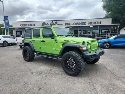 2018 Jeep Wrangler Unlimited 4X4 Sport 4DR SUV (midyear Release)
