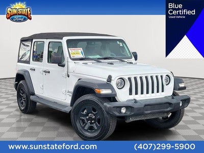 2018 Jeep Wrangler Unlimited 4X4 Sport 4DR SUV (midyear Release)