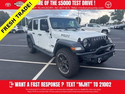 2021 Jeep Wrangler Unlimited 4X4 Willys 4DR SUV