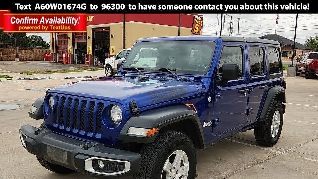 Preowned 2019 Jeep Wrangler Unlimited Sport for Sale