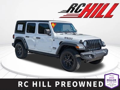 Photo of a 2022 Jeep Wrangler Unlimited 4X4 Willys 4DR SUV for sale