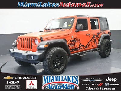 Photo of a 2018 Jeep Wrangler Unlimited 4X4 Sport 4DR SUV (midyear Release) for sale