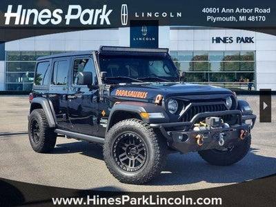 Photo of a 2020 Jeep Wrangler Unlimited 4X4 Black And TAN 4DR SUV for sale