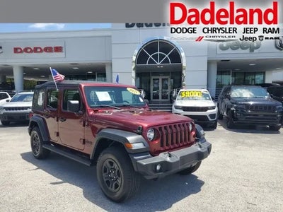 Photo of a 2021 Jeep Wrangler Unlimited 4X4 Sport 4DR SUV for sale