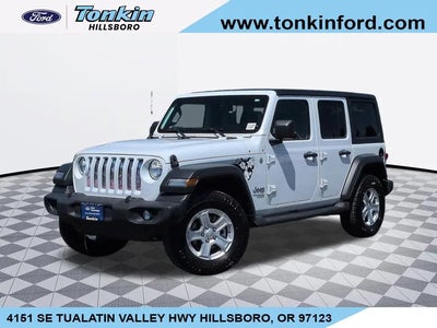 Photo of a 2020 Jeep Wrangler Unlimited 4X4 Sport 4DR SUV for sale
