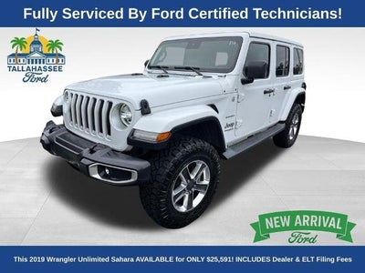 Photo of a 2019 Jeep Wrangler Unlimited 4X4 Sahara 4DR SUV for sale