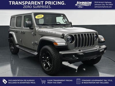 Photo of a 2021 Jeep Wrangler Unlimited 4X4 Sahara 4DR SUV for sale