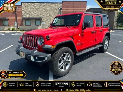 Photo of a 2020 Jeep Wrangler Unlimited 4X4 Sahara 4DR SUV for sale