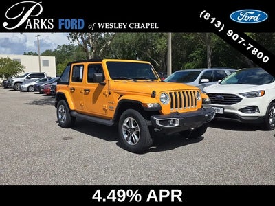 Photo of a 2021 Jeep Wrangler Unlimited 4X4 Sahara 4DR SUV for sale