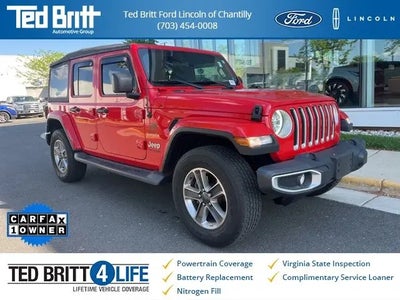 2021 Jeep Wrangler Unlimited 4X4 Sahara 4DR SUV