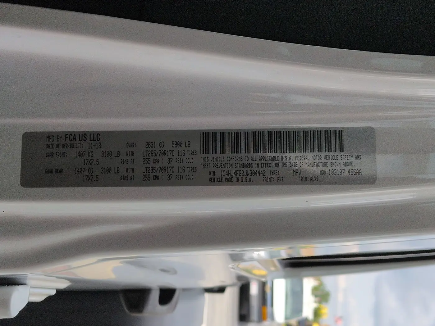 2018 Jeep Wrangler - $20,000