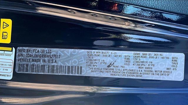 2021 Jeep Wrangler Unlimited Rubicon