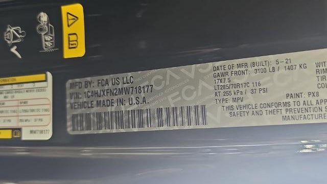 2021 Jeep Wrangler Unlimited Rubicon