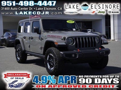 Photo of a 2019 Jeep Wrangler Unlimited 4X4 Rubicon 4DR SUV for sale