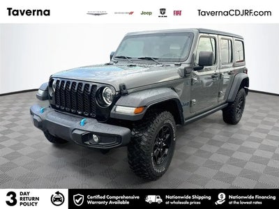 Photo of a 2023 Jeep Wrangler 4X4 Willys 4XE 4DR SUV for sale