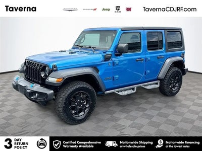Photo of a 2023 Jeep Wrangler 4X4 Willys 4XE 4DR SUV for sale
