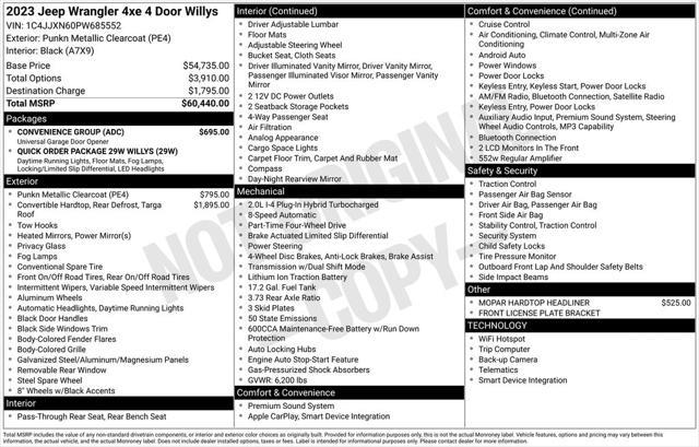 2023 Jeep Wrangler - $25,969