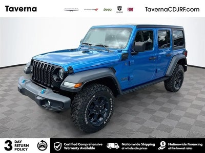 Photo of a 2023 Jeep Wrangler 4X4 Willys 4XE 4DR SUV for sale