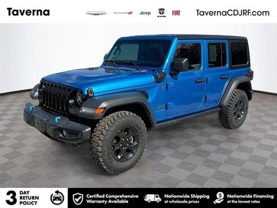 Photo of a 2023 Jeep Wrangler 4X4 Willys 4XE 4DR SUV for sale