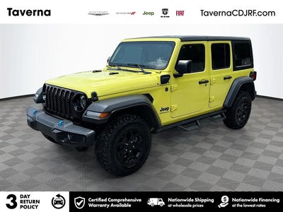 Photo of a 2023 Jeep Wrangler 4X4 Willys 4XE 4DR SUV for sale